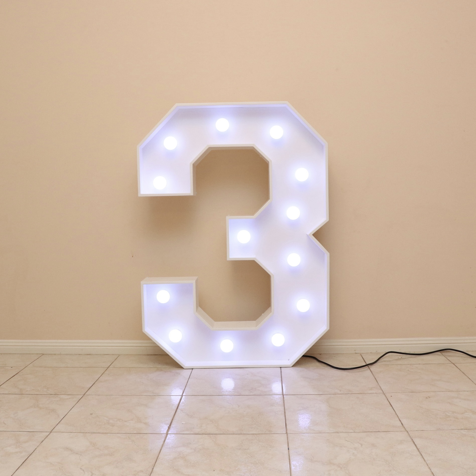 Marquee Number — 3