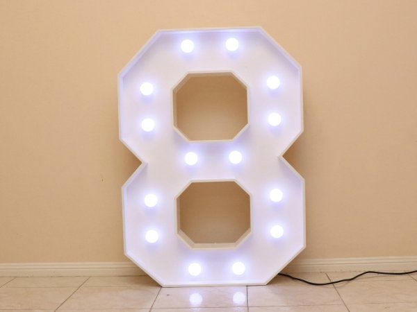 Marquee Number — 8