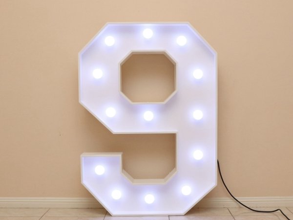 Marquee Number — 9