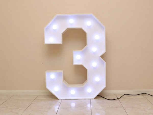Marquee Number — 3